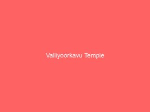 A pink title card for Valliyoorkavu Temple in Wayanad, with Mother Goddess worship, Vana Durga, Bhadrakali and Jala Durga text.